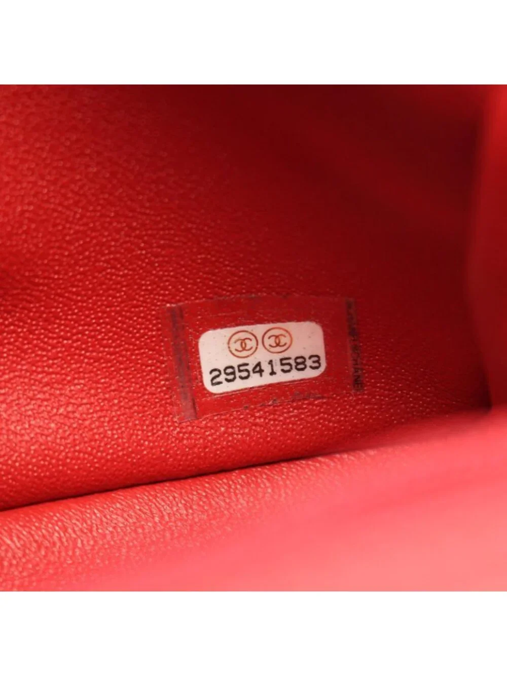 Chanel Shoulder Bag Mini Quilted 20 Red Lambskin Chain